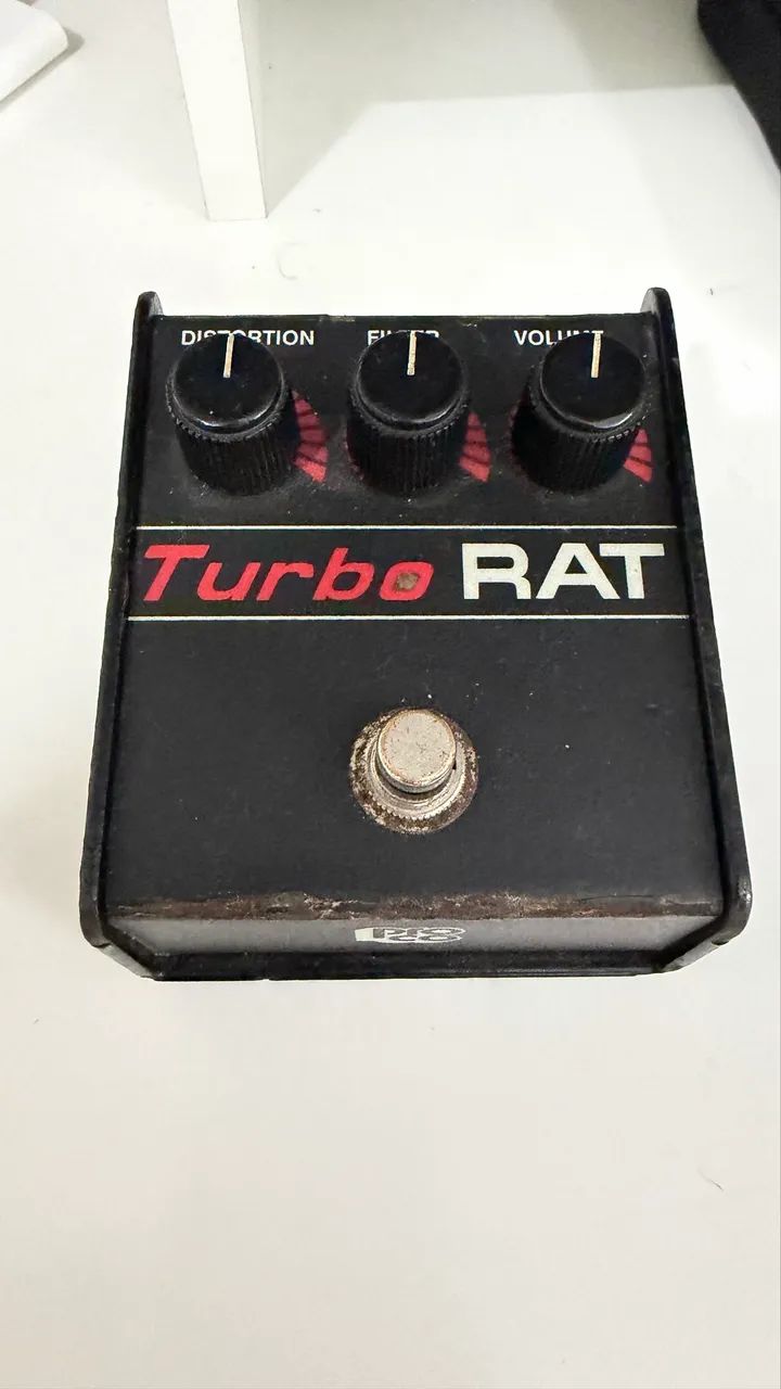 【超希少・LM308AN搭載】98年USA製 ProCo Turbo RAT Pedal Distorção Proco Turbo Rat 1993 LM308N - Instrumentos