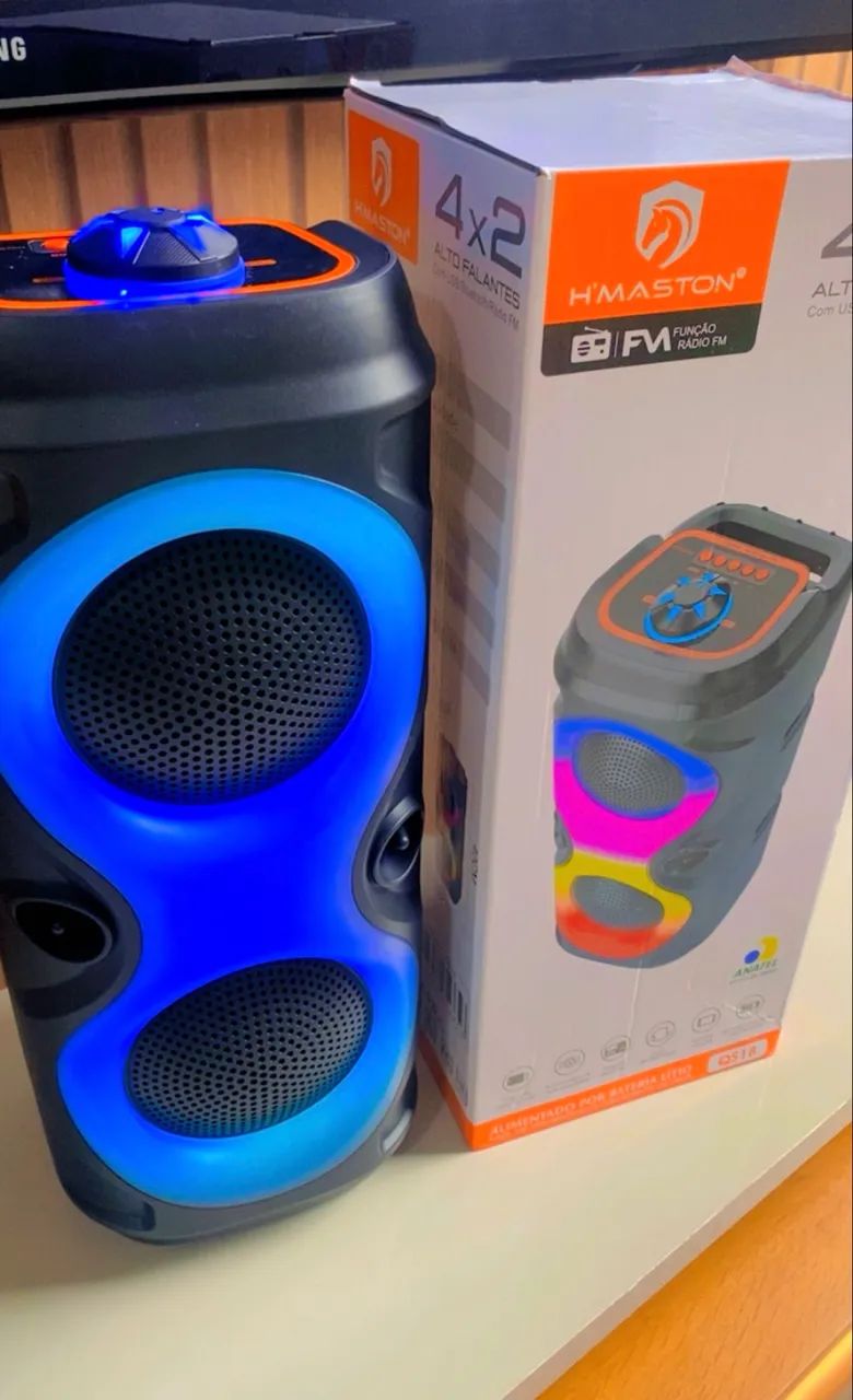 Novo - Caixa de som Bluetooth 20w 