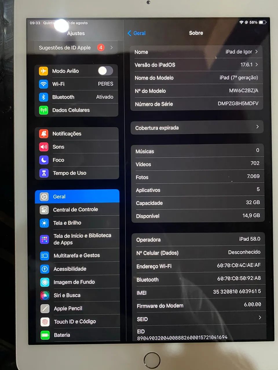 iPad 7ª Geração 32GB Wi-Fi - Foto 3