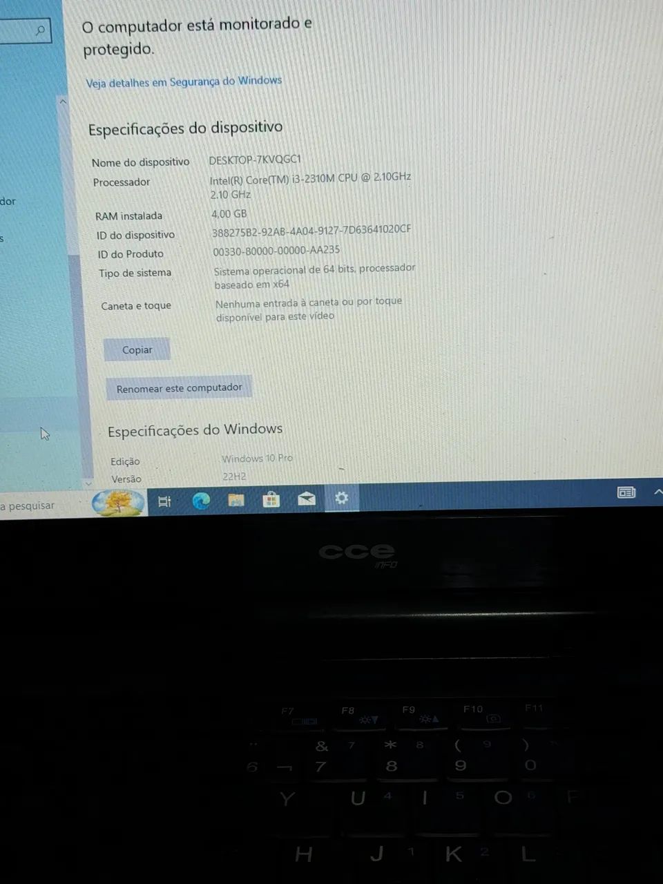 Notebook CCE - Core i3 - Foto 3
