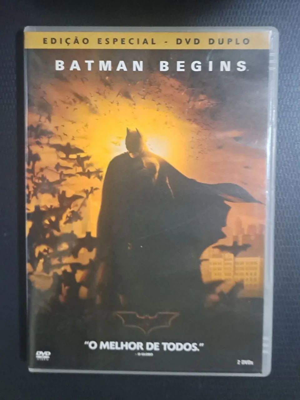 3 DVDs duplos originais Batman 1, 2 e 3 de Christopher Nolan DC Comics 