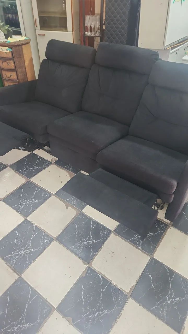 Sofá reclináveis tipo cinema 3 lugares