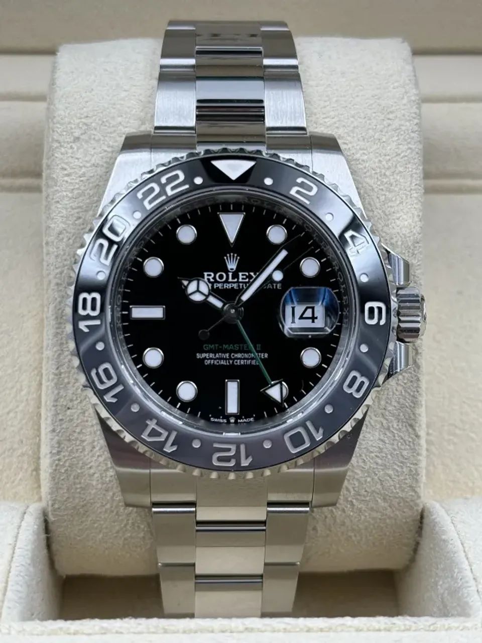 Rolex GMT Master II Bruce Wayne Oyster Eta 3035 Automático