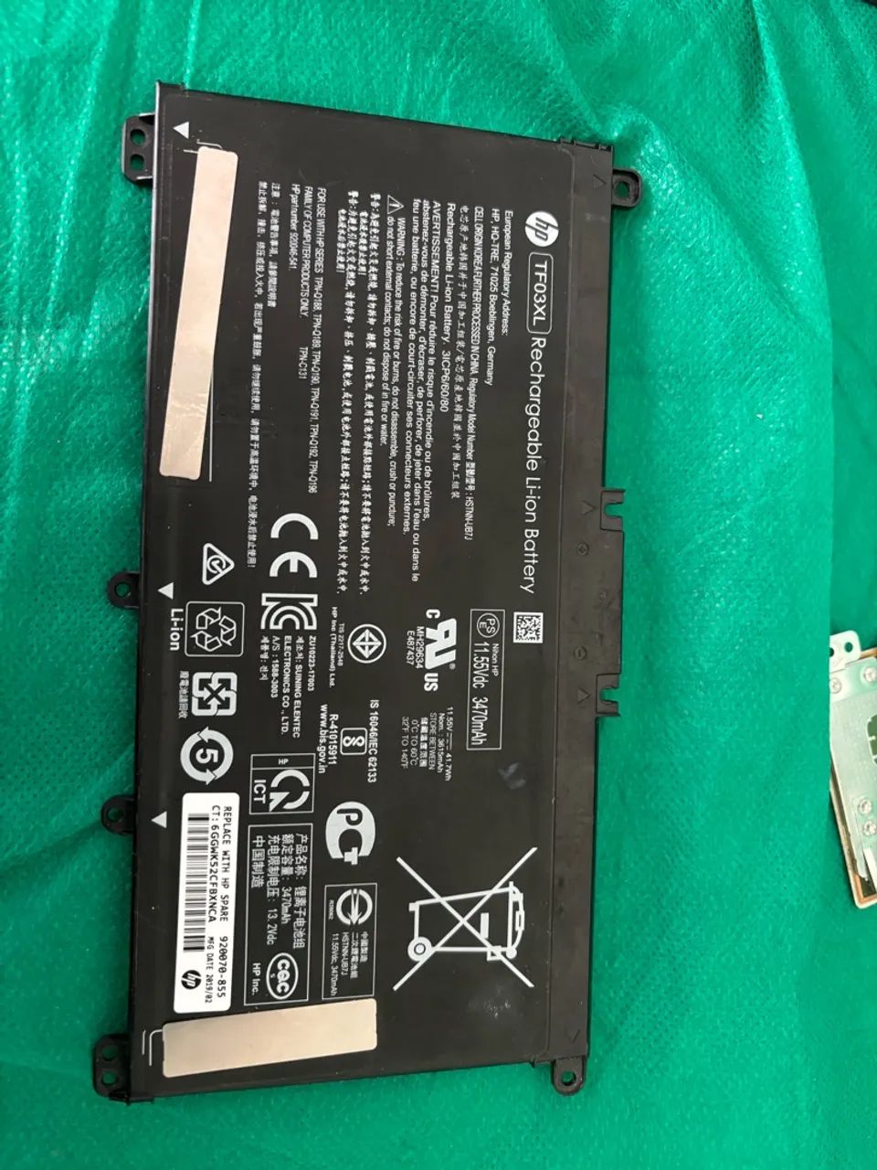 Bateria notebook HP TF03XL