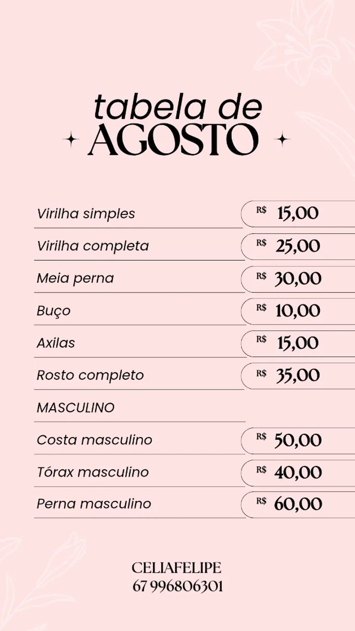 depilação manicuro 