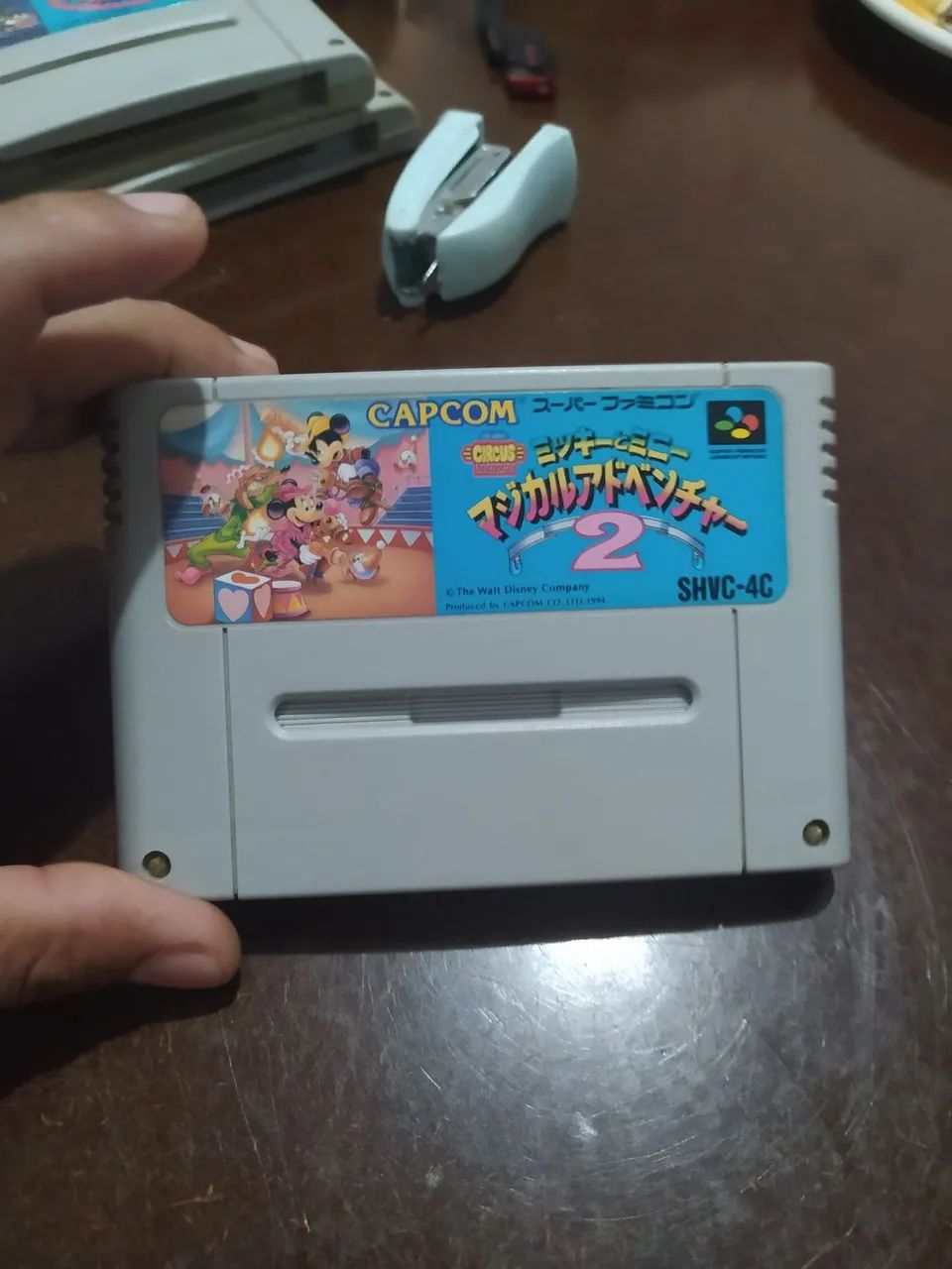 Jogo Mickey 2 original super famicom 