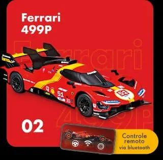 Ferrari 499p Shell Racing Legends Burago 1/41 Bluetooth Vermelho - Foto 4