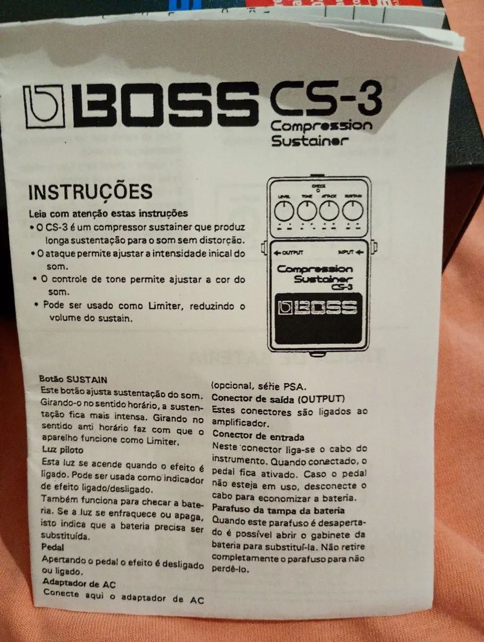 Pedal Boss Compression CS-3 - Foto 5