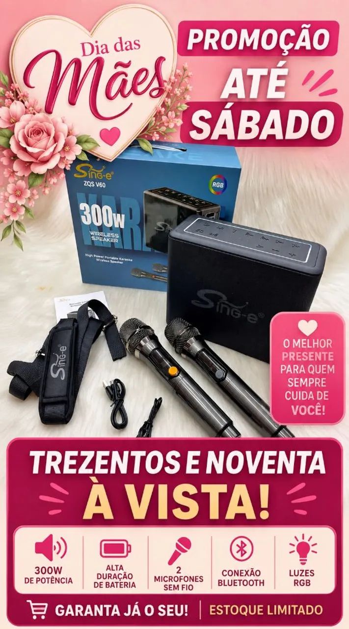 CAIXA DE SOM BLUETOOTH PORTÁTIL VARIADOS  - Foto 3