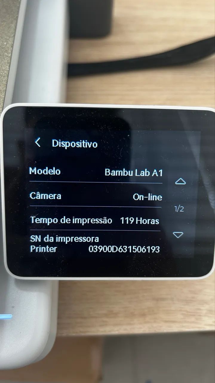 Bambu Lab A1 com 119h de uso - Foto 3