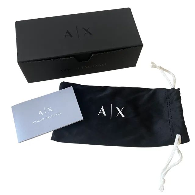Caixa Estojo Óculos Armani Exchange AX Kit Original Completo
