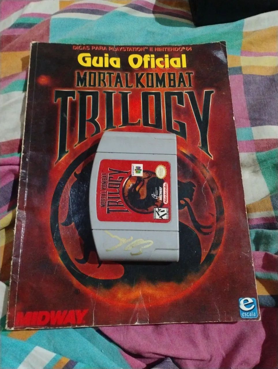 Cartucho mortal Kombat assinado ED BOON 