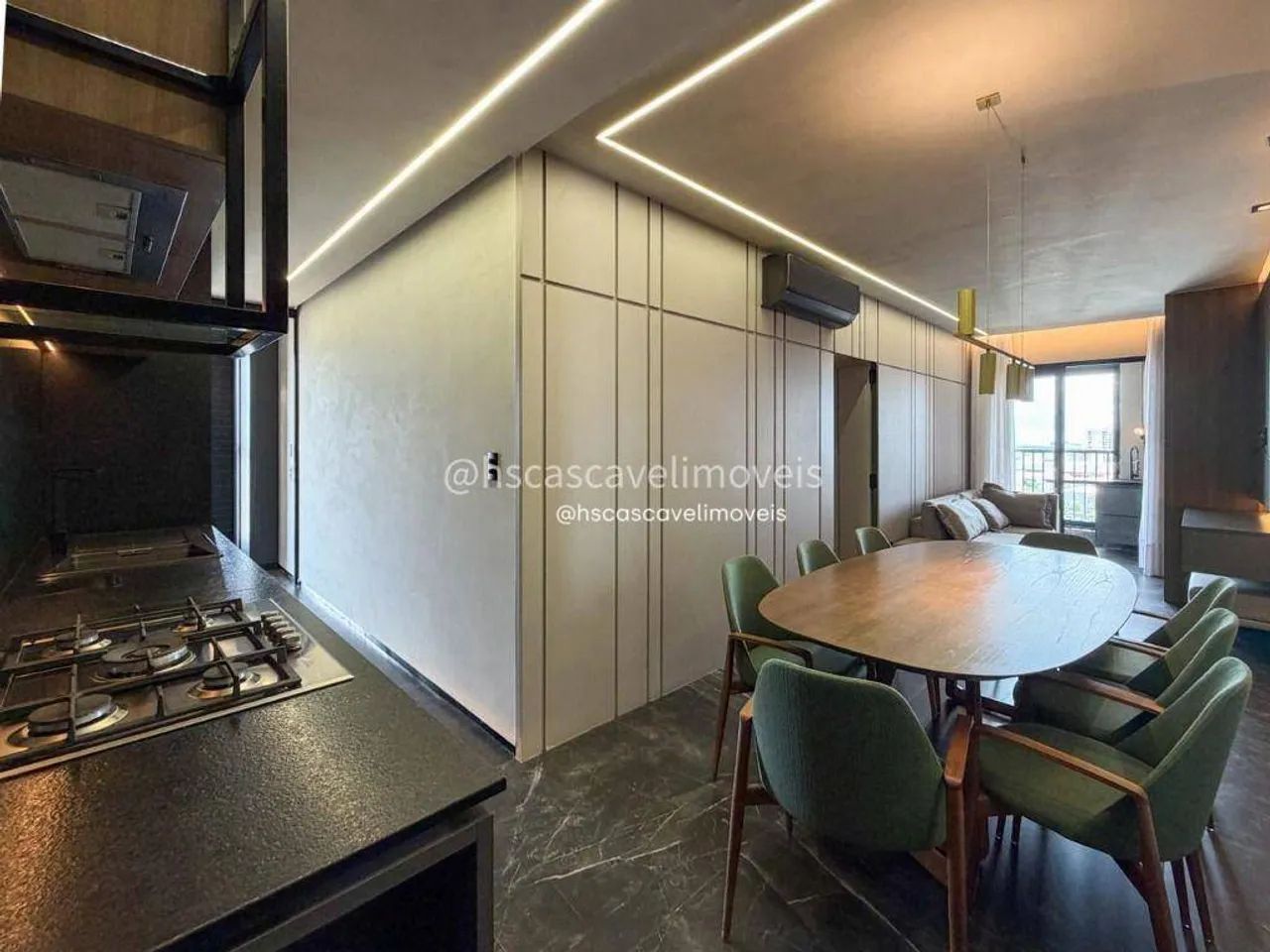 Apartamento mobiliado com suíte + 1 quarto no Centro de Cascavel - PR! - Foto 2