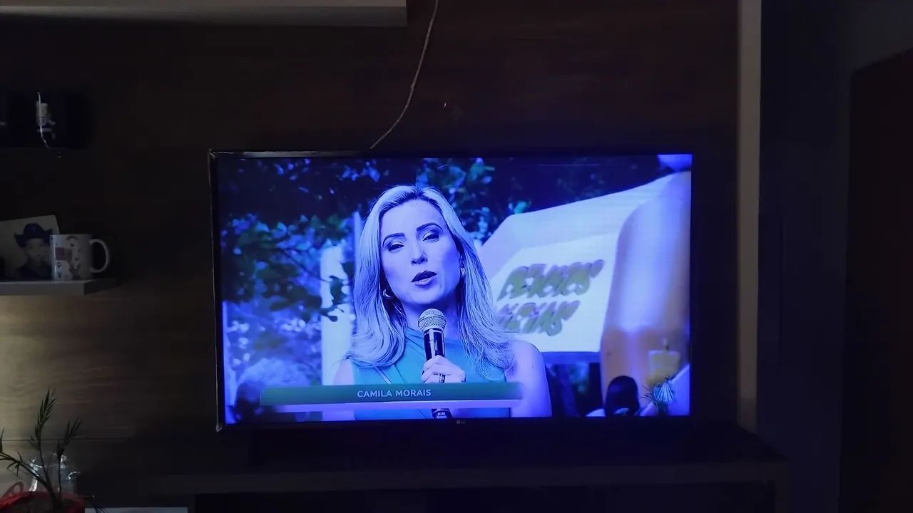 Vendo TV LG 43 polegadas, modelo 43LJ5550, tela Full HD