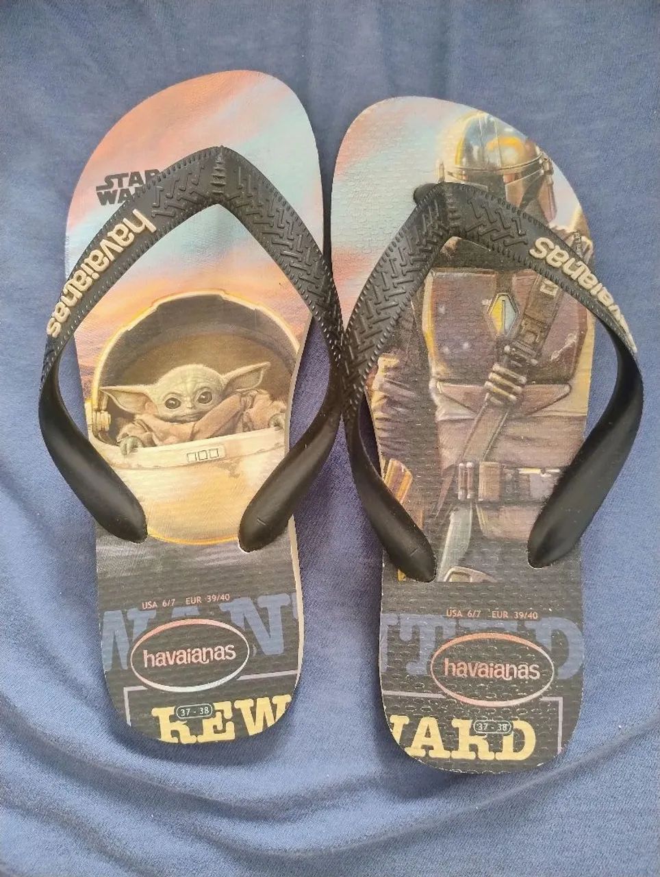 Chinelos Havaianas Star Wars Mandalorian 37/38