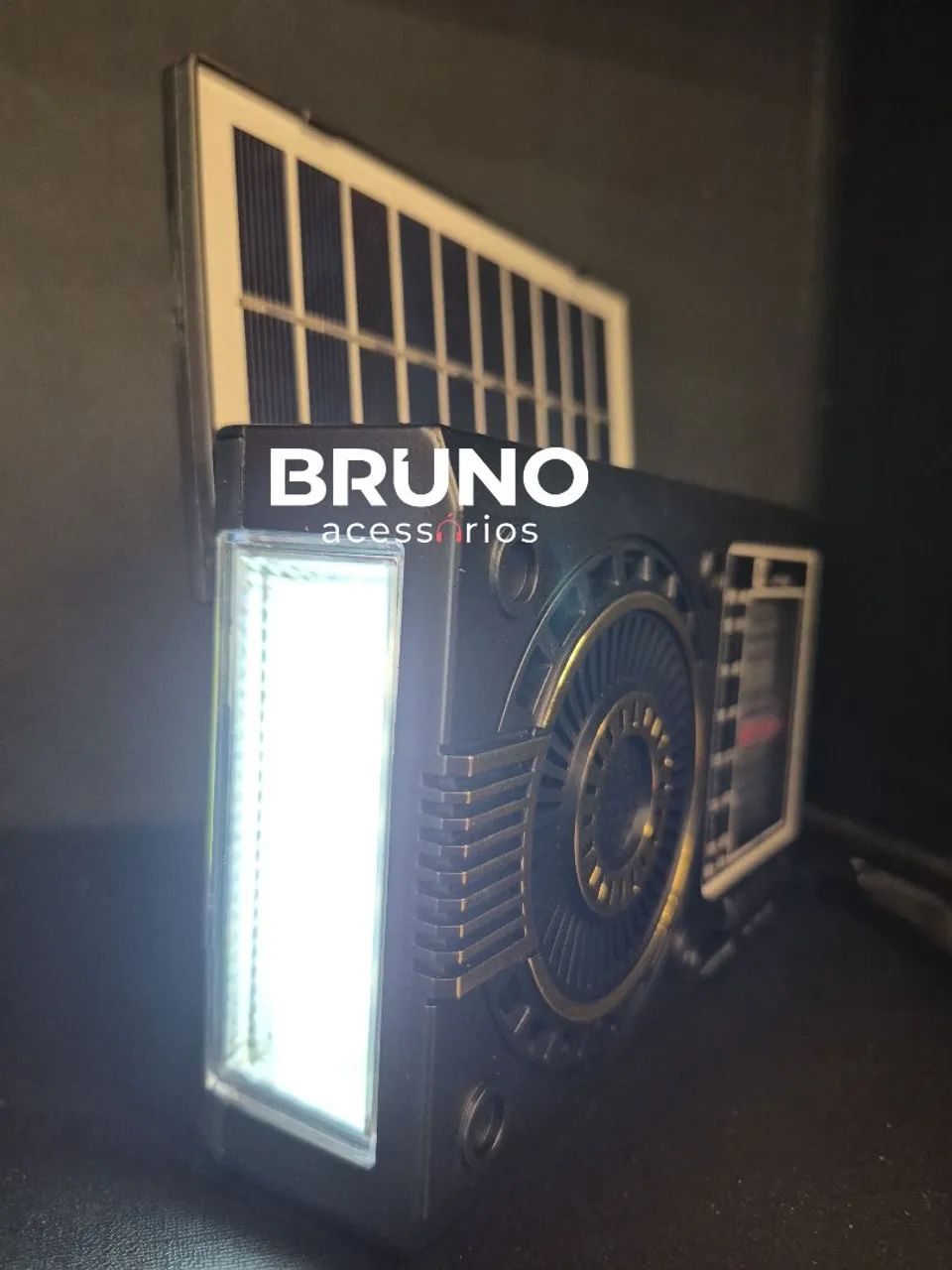 Rádio Solar com Bluetooth Lanterna  - Foto 2