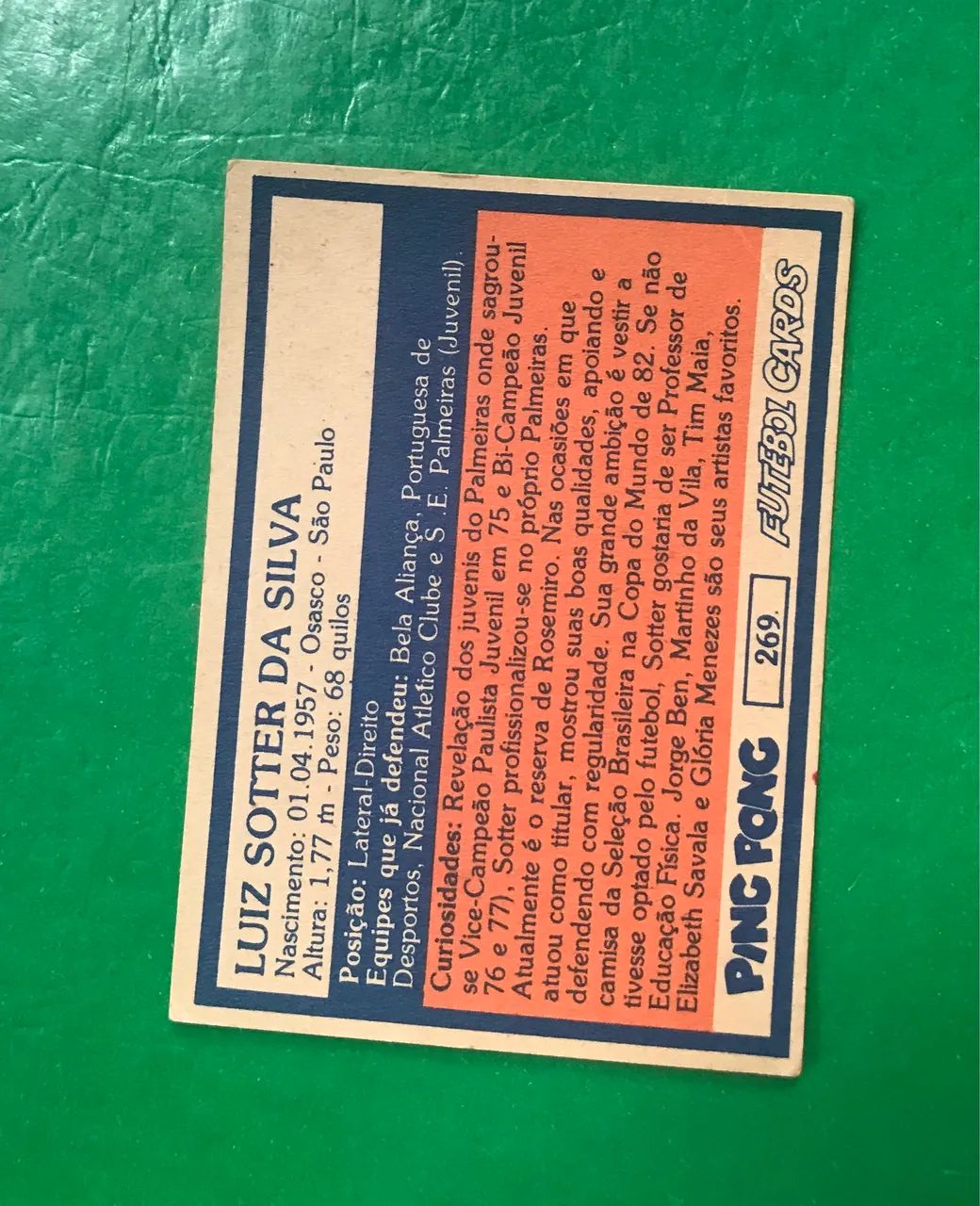 Futebol cards Ping pong Sotter original - Foto 2