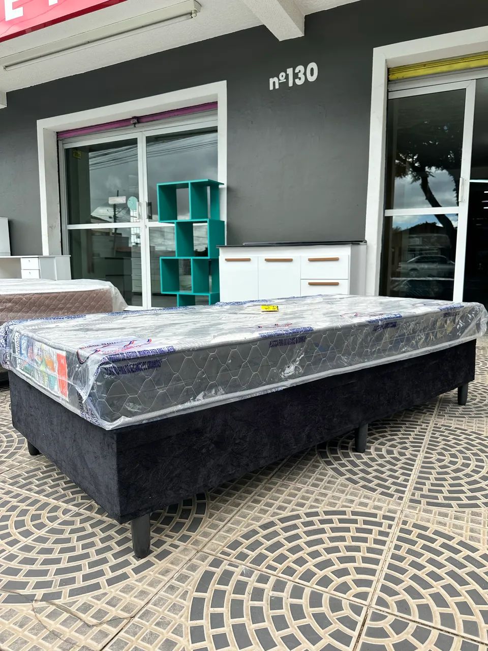 Cama de solteiro com colchão estilo box  - Foto 3