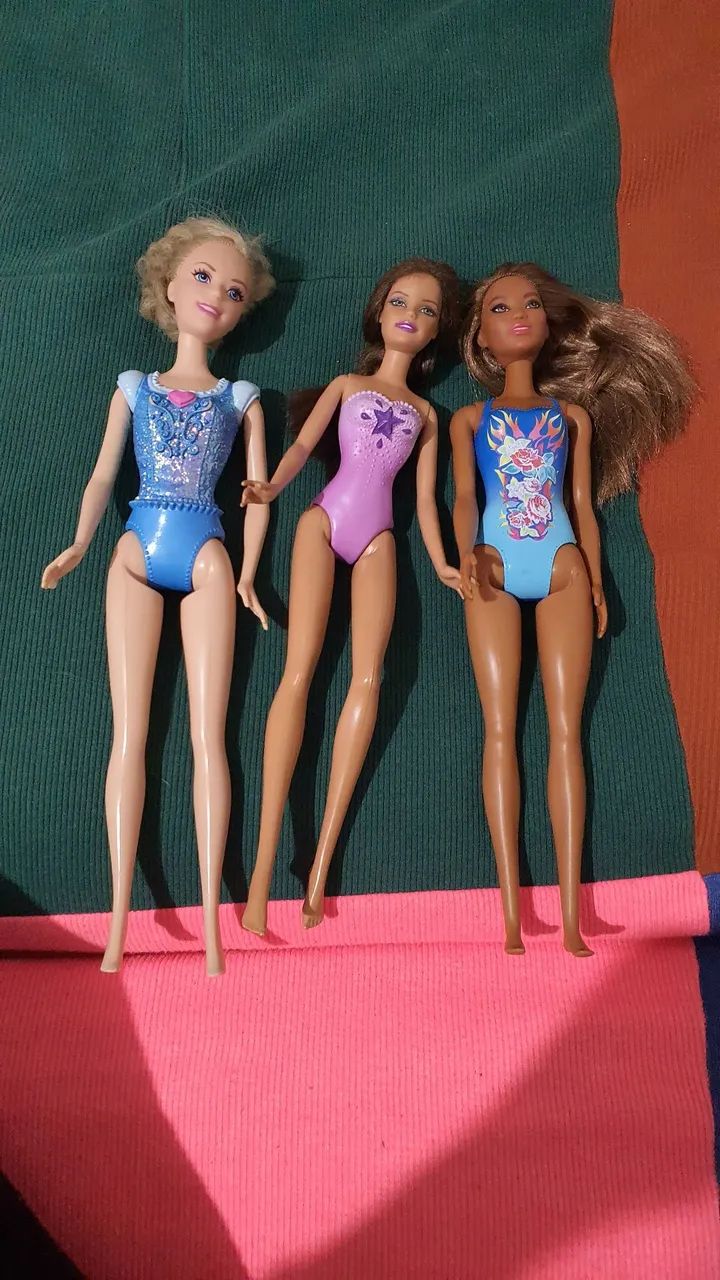 Lote 3 barbies originais Barbie