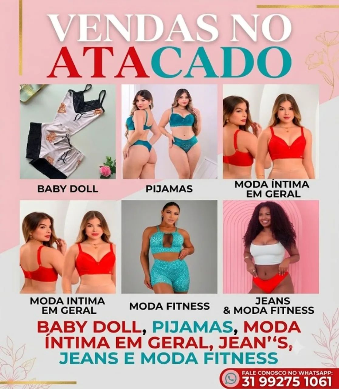 Atacado em lingerie