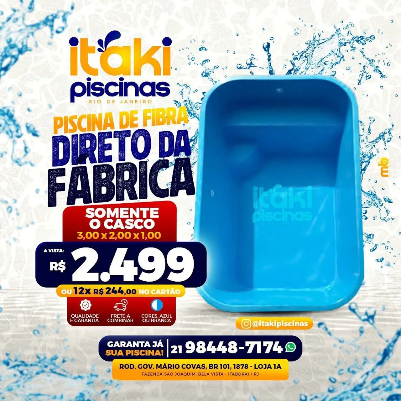 Direto de fábrica, Piscinas Novas  - Foto 2