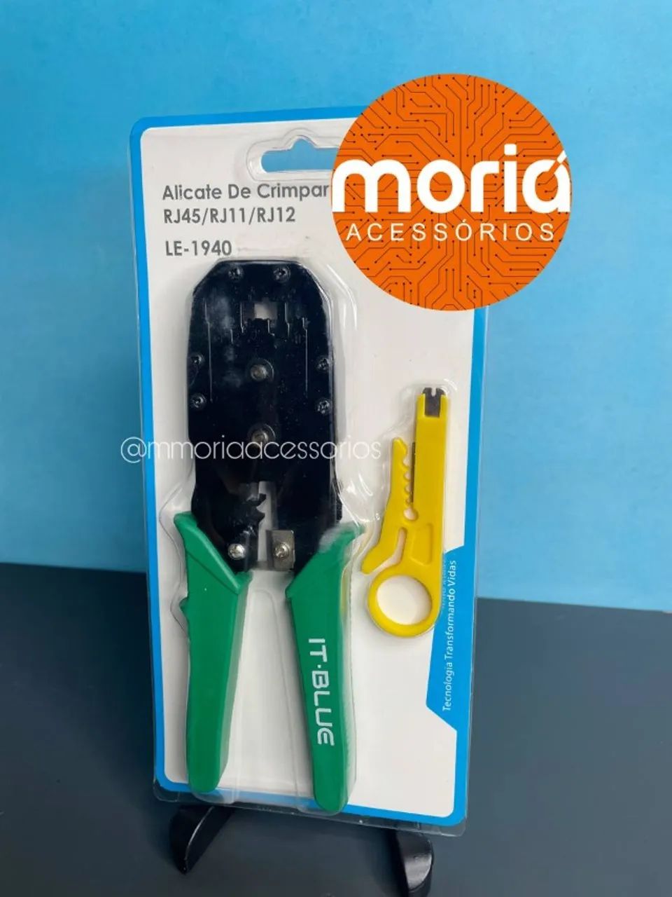 Alicate De Crimpar Conector Rj45 Crimpagem Cabo De Rede