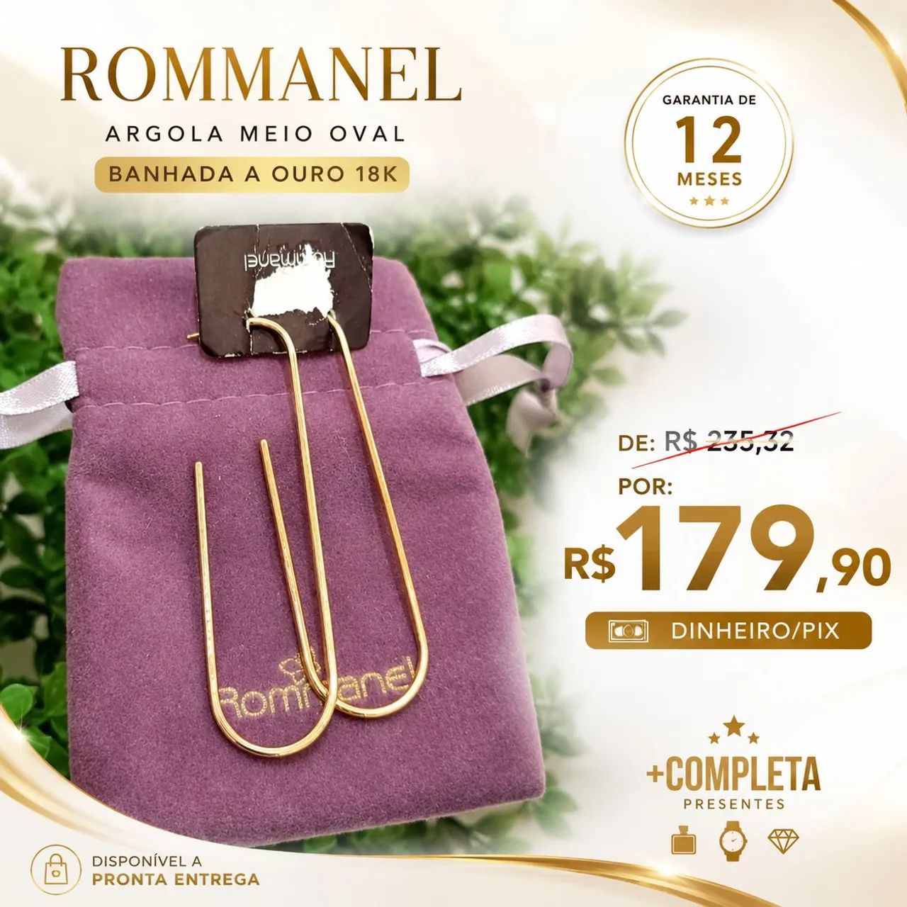 BRINCOS ROMMANEL A PRONTA ENTREGA  - Foto 5