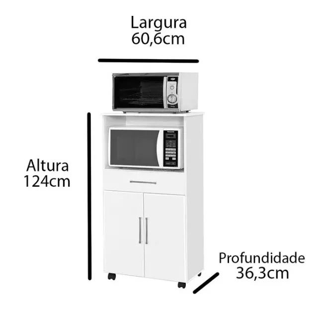 Balcão Ipê com 2 Portas e 1 Gaveta  - Foto 2
