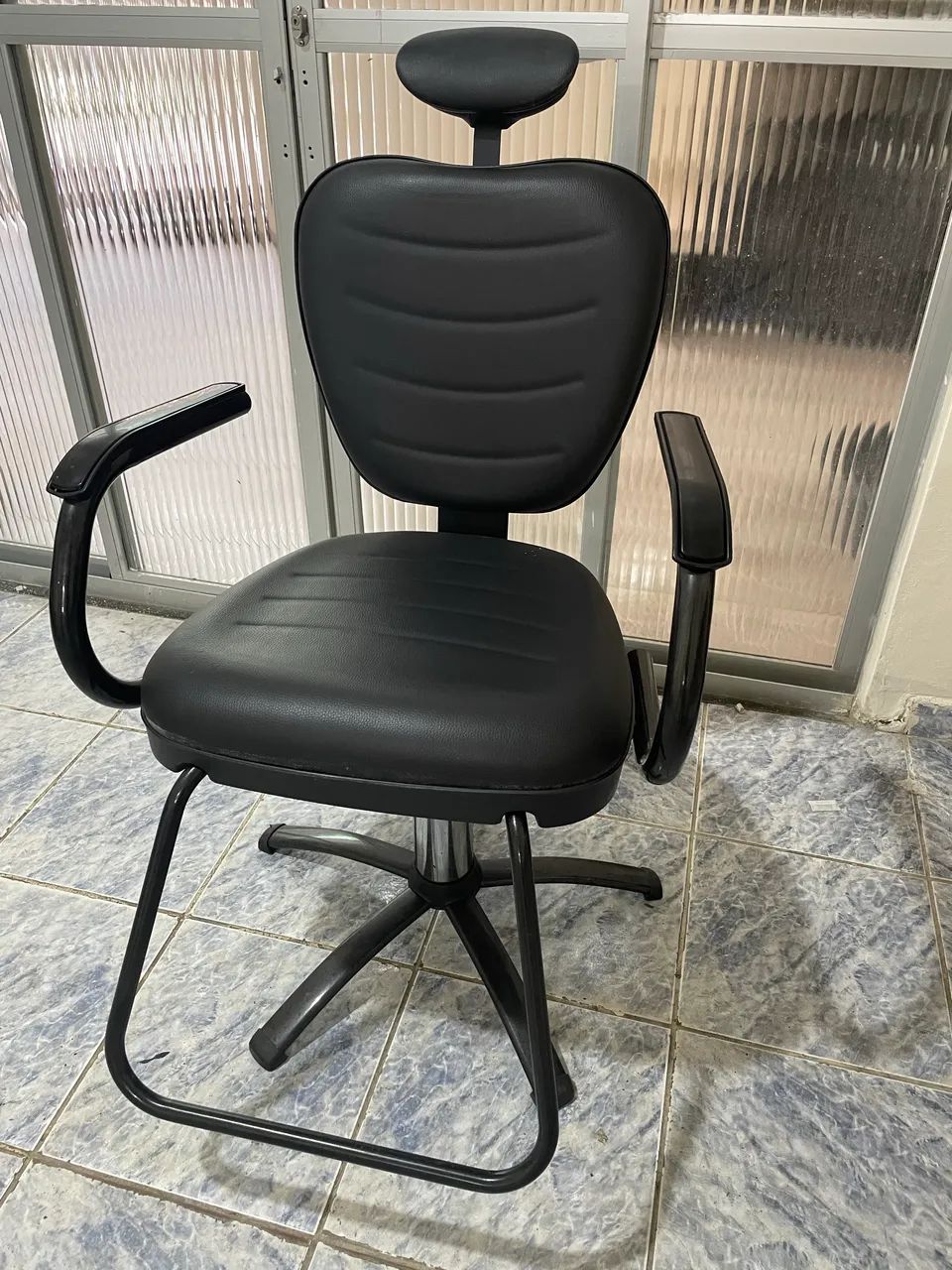 Lavatório de cabelo e cadeira de cabeleireira 