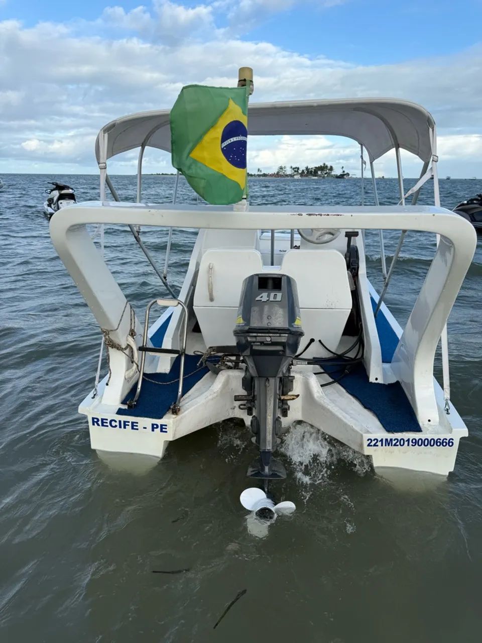 Lancha super 8 a mais nova de Pernambuco  - Foto 5