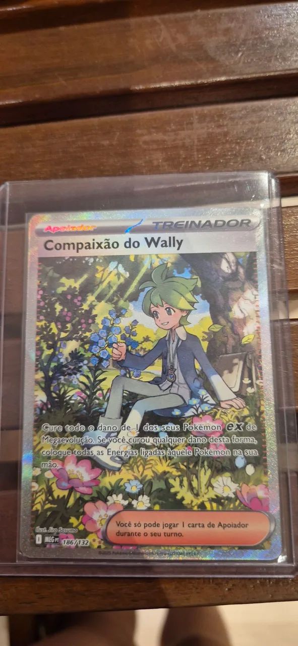 Carta Pokémon para vender Compaixão do Wally (186/132)