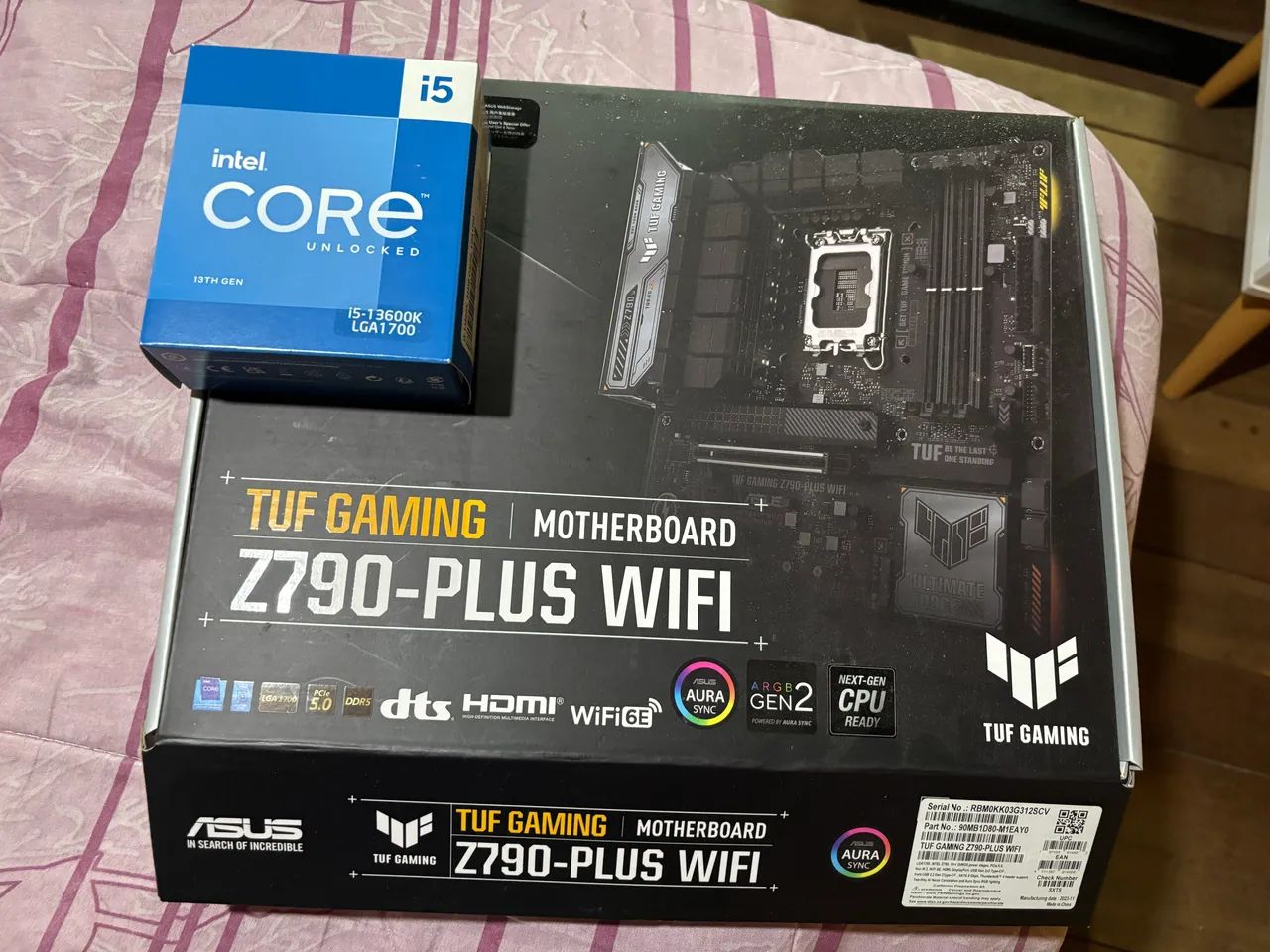 Kit ASUS TUF z790 PLUS Wi-Fi + i5 13600k