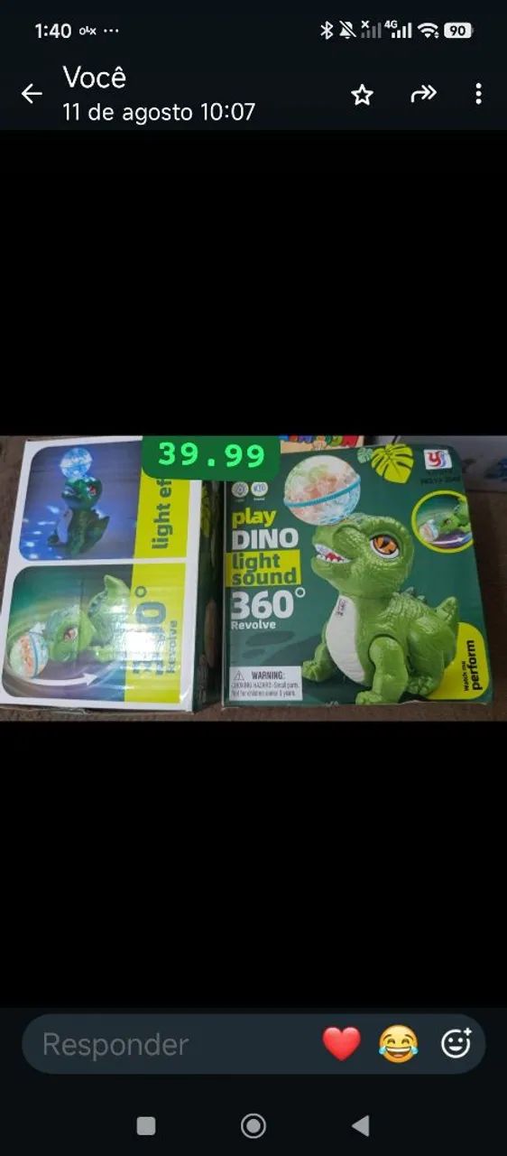 Dinossauro luminoso