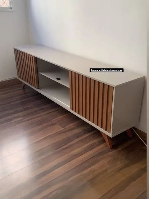 Rack Bancada Manaus 2m suporta tv até 65 polegadas / frete grátis / pague na entrega  - Foto 2