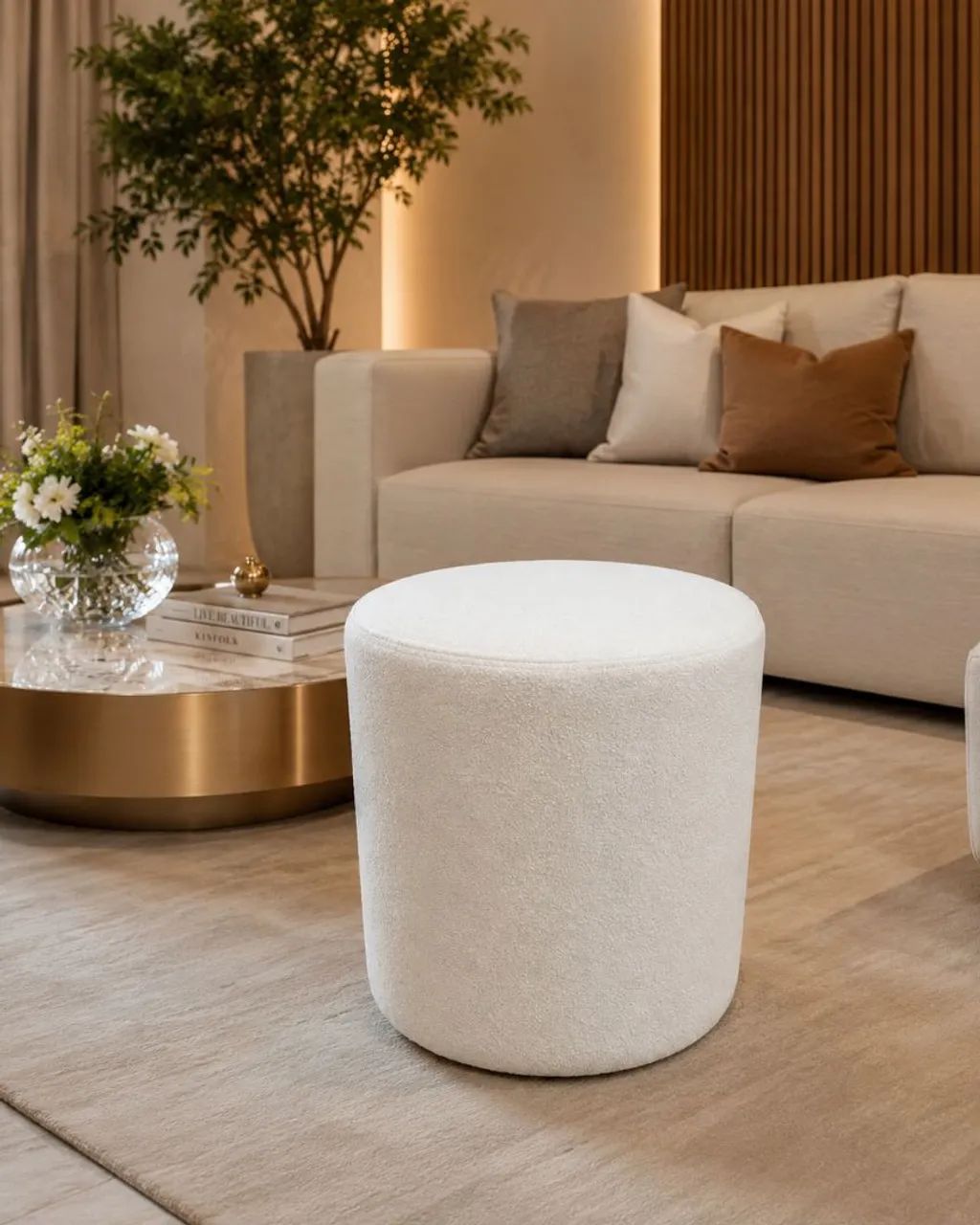 Puff Redondo - Linha Premium