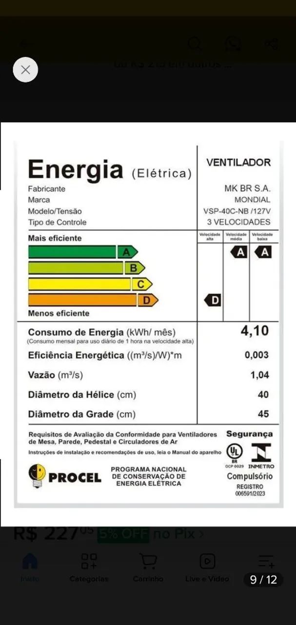 Ventilador Potente Novo - Ventiladores e Climatizadores - Asa