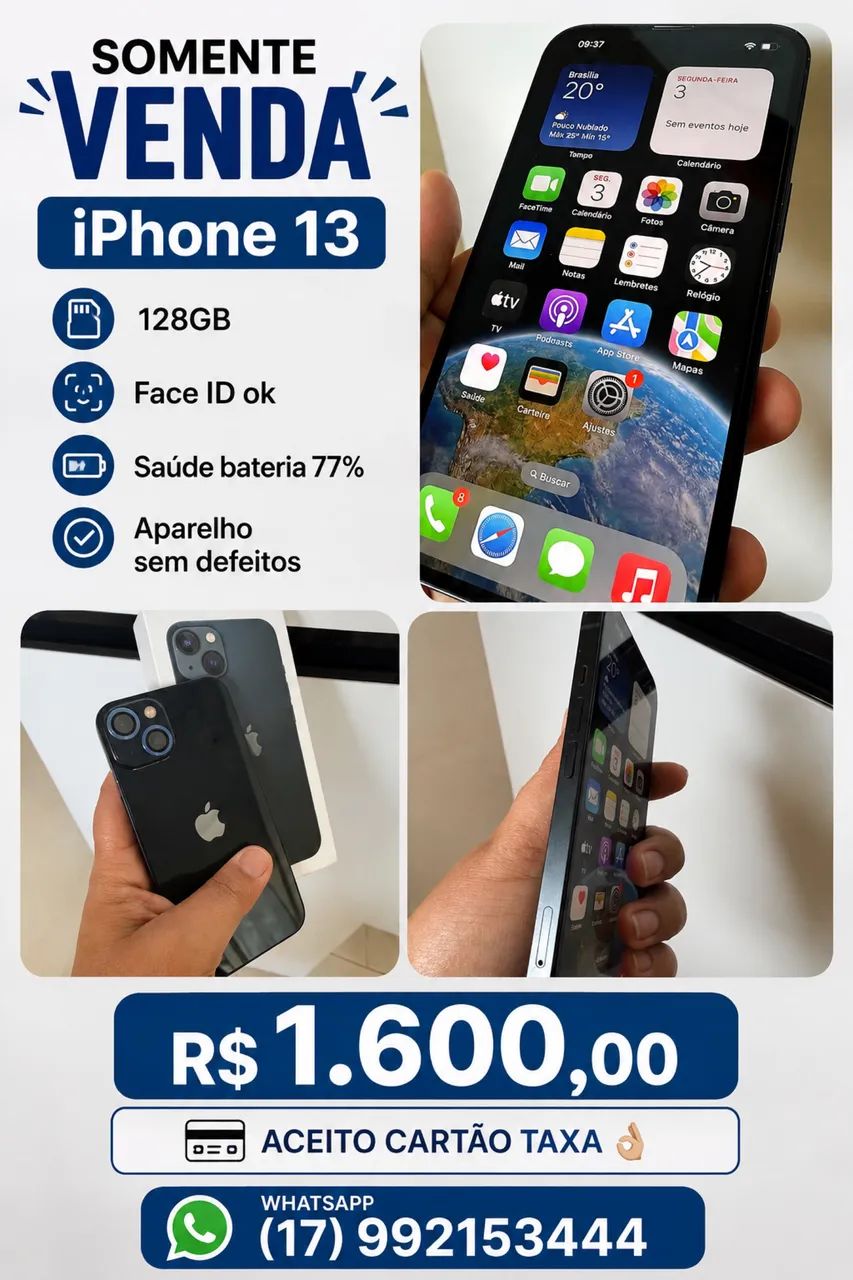 iPhone 13 bom - Foto 3