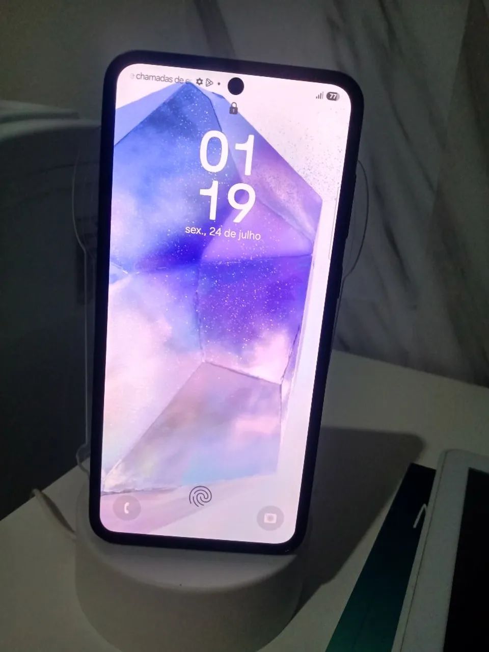 Samsung Galaxy a 55 8 de memória RAM aparelho zero  - Foto 2