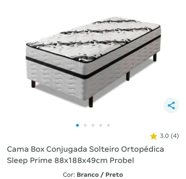 Cama Box Conjugada Solteiro