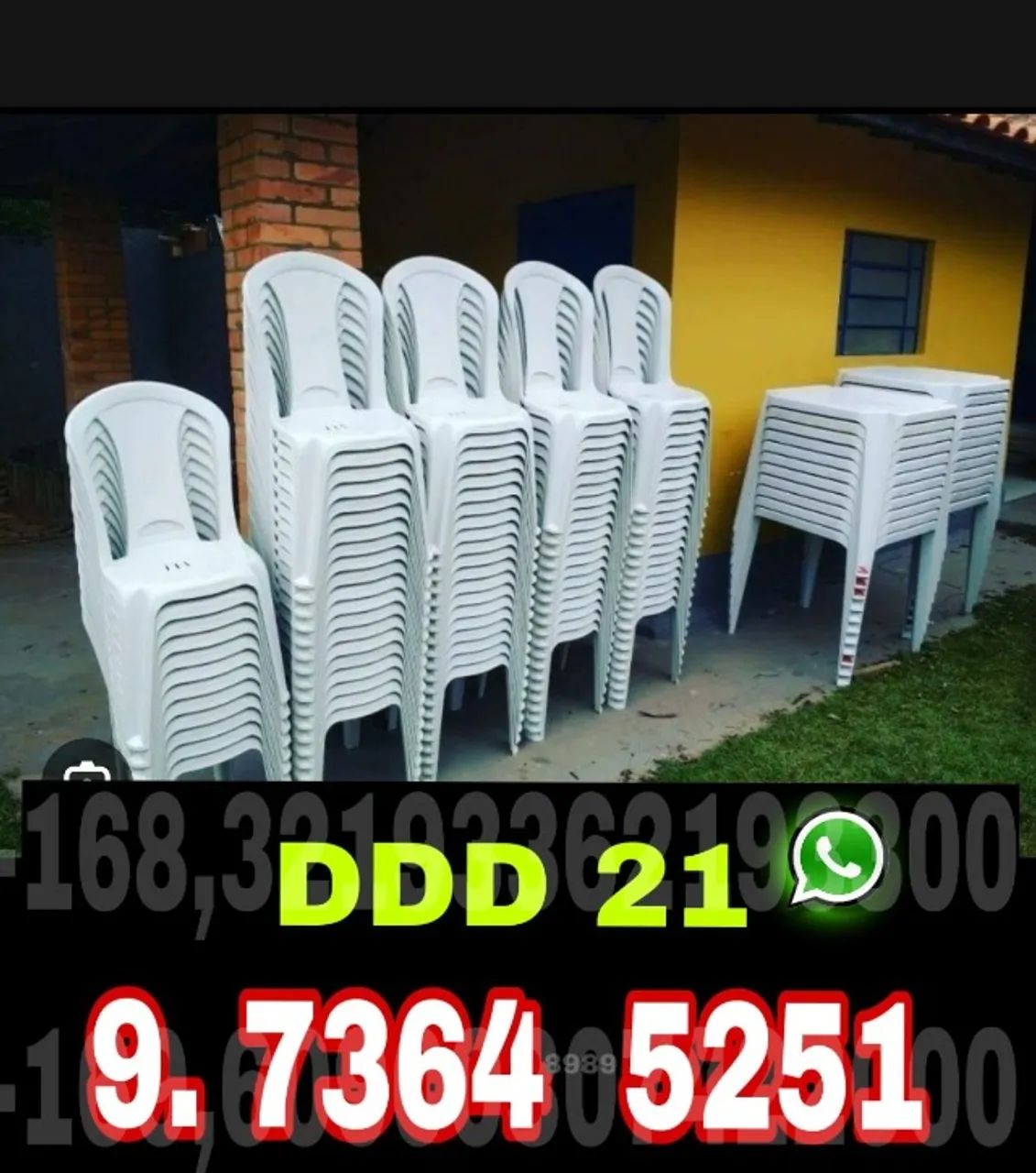 Aluguel de Mesas e Cadeiras Cadeiras 