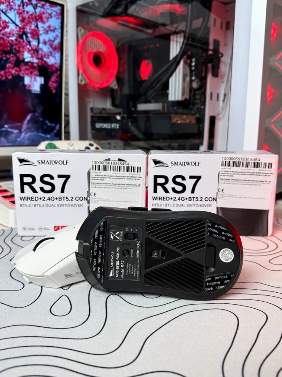 Mouse Gamer Bluetooth SmailWolf RS7 - Foto 3