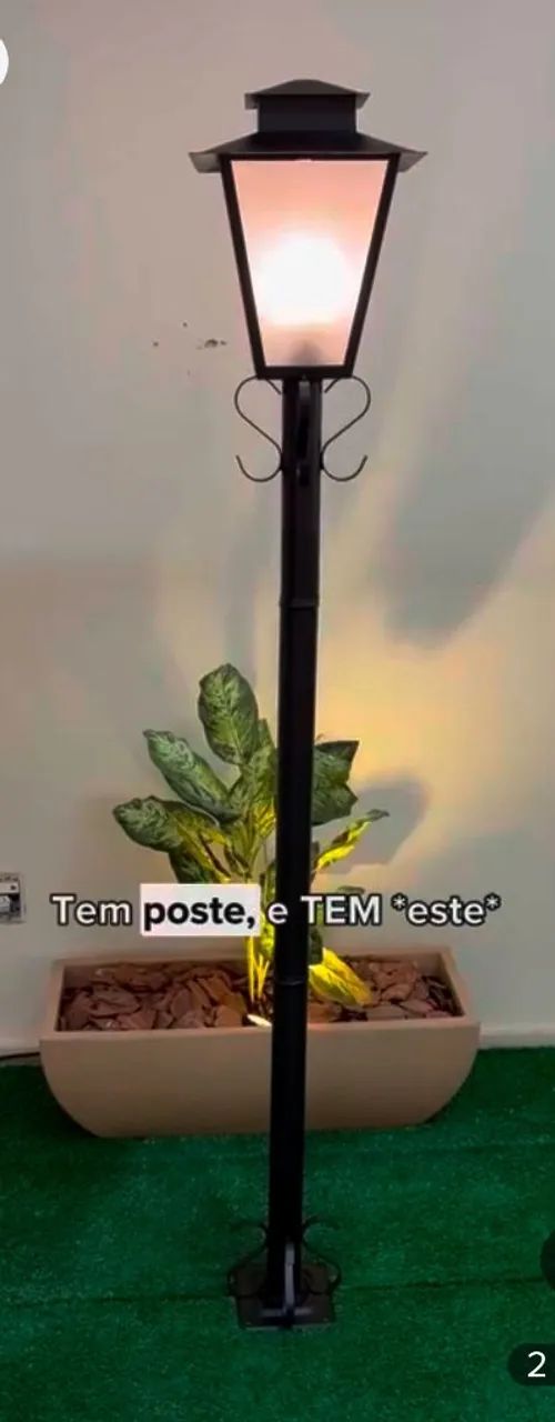 Luminária de Poste de Jardim  - Foto 2