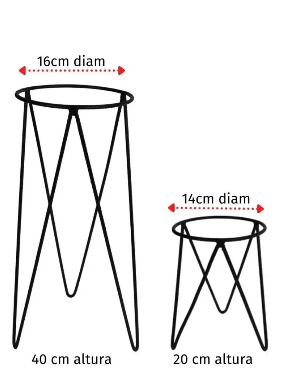 Suporte para vaso 