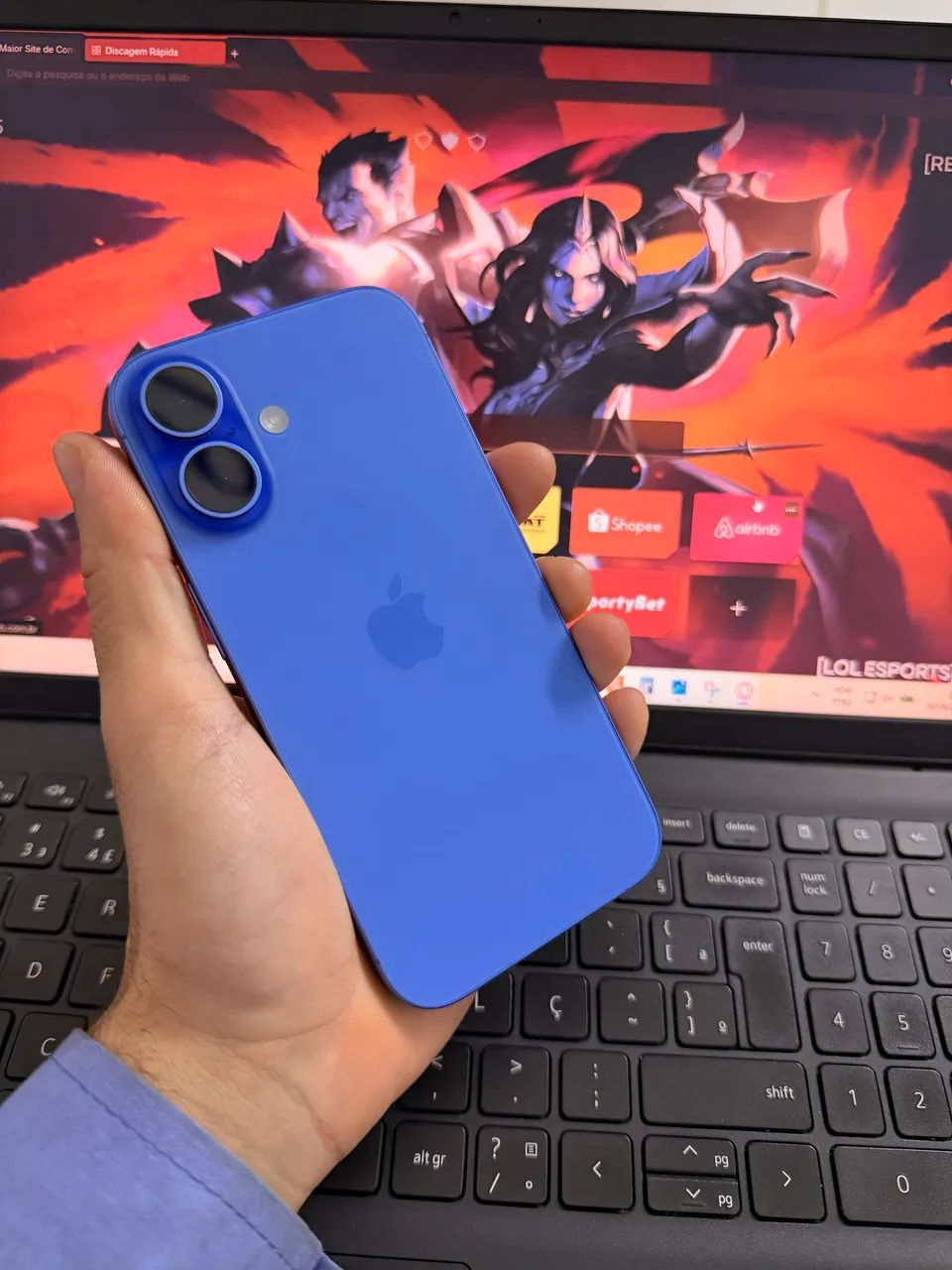 iPhone 16 - 128Gb - Azul - Foto 5