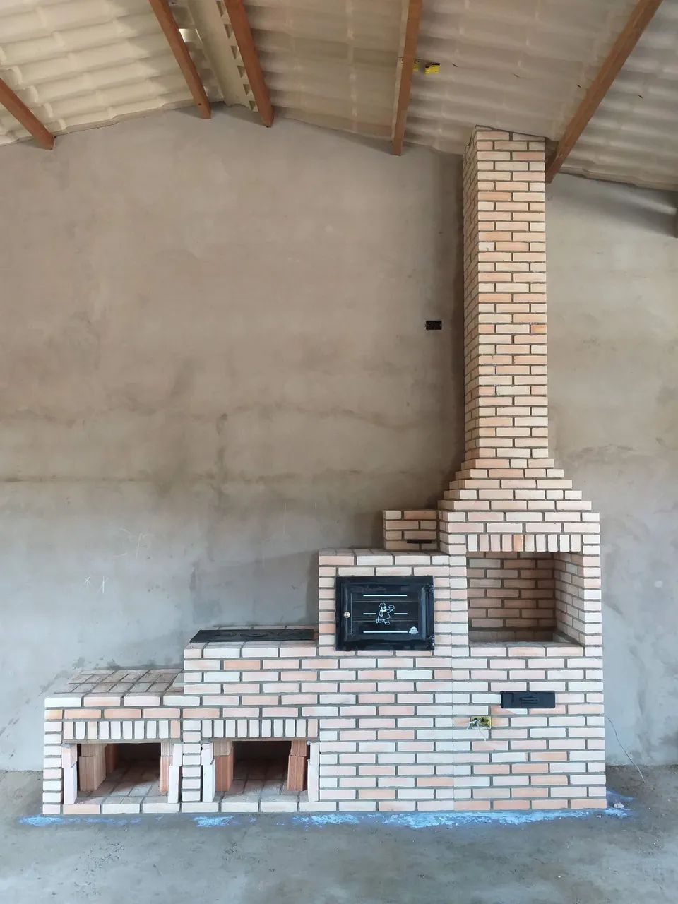 Churrasqueira tijolo aparente  - Foto 2