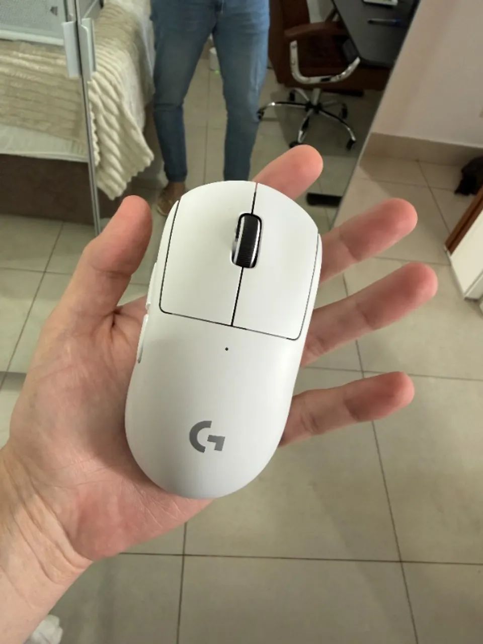 Mouse Gamer Sem Fio Logitech G Pro X Superlight 2 Branco - Foto 3