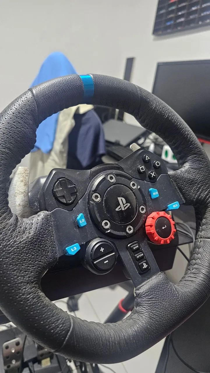 Logitech G29 + Suporte + Upgrade de Freio (Pronto pra usar!) - Foto 6