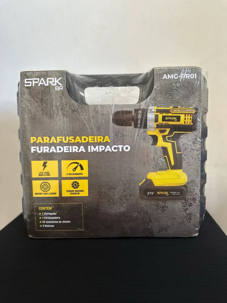 Furadeira Parafusadeira 21v 2 Baterias 2