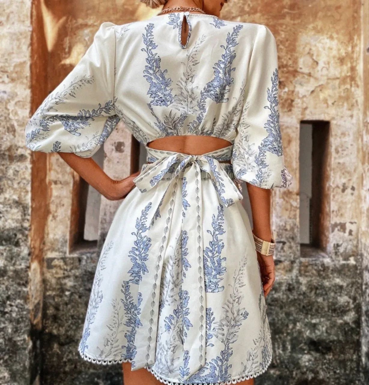 Vestido Floral branco - Foto 2