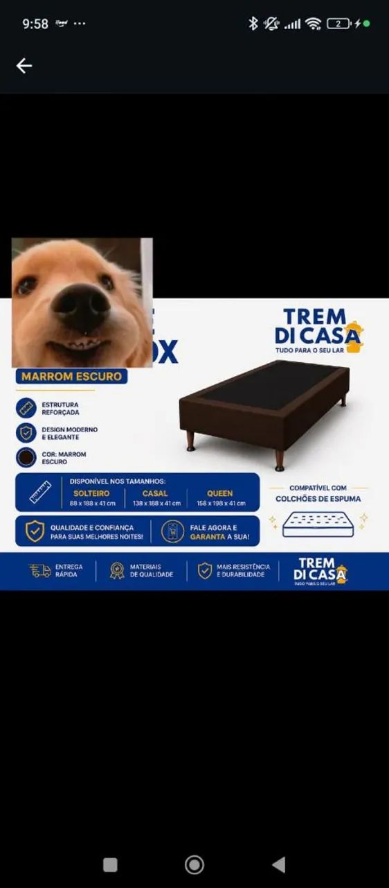 Cama de casal box  - Foto 2